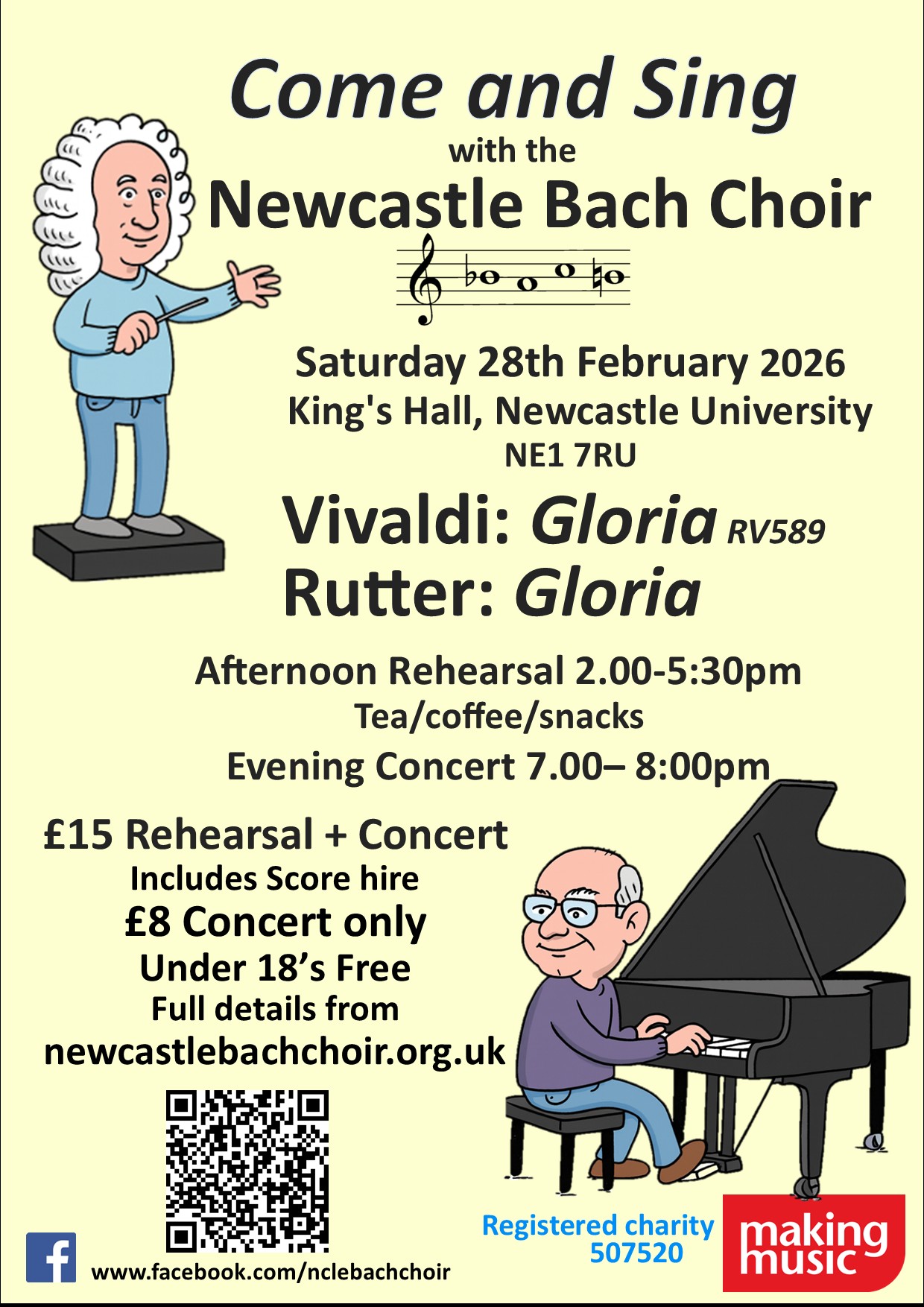 Come and Sing Workshop (timings tbc)