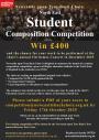 Deadline for student composition competition
